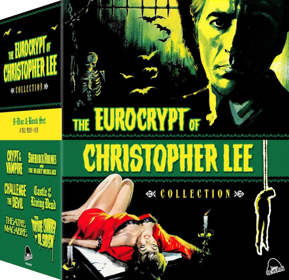 La colección Eurocrypt of Christopher Lee - Severin Films 9-Disc Blu-ray + CD Box Set