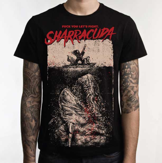 "SHARRACUDA" - Nuevas camisetas coleccionables de edición limitada de Kickass