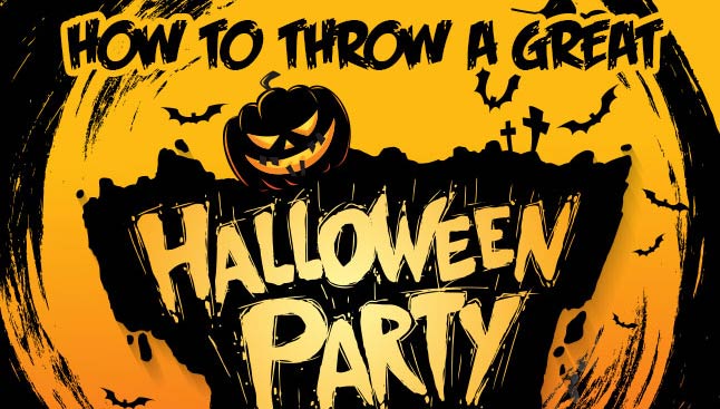 Encabezado de cómo lanzar una gran fiesta de Halloween